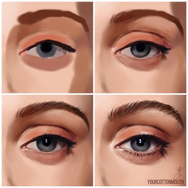 step by step instructions on how to do eyeliners for blue eyes with long lashes