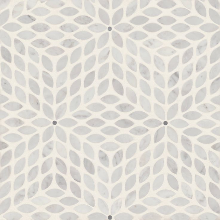 a white and gray wallpaper with an intricate design on it's surface,