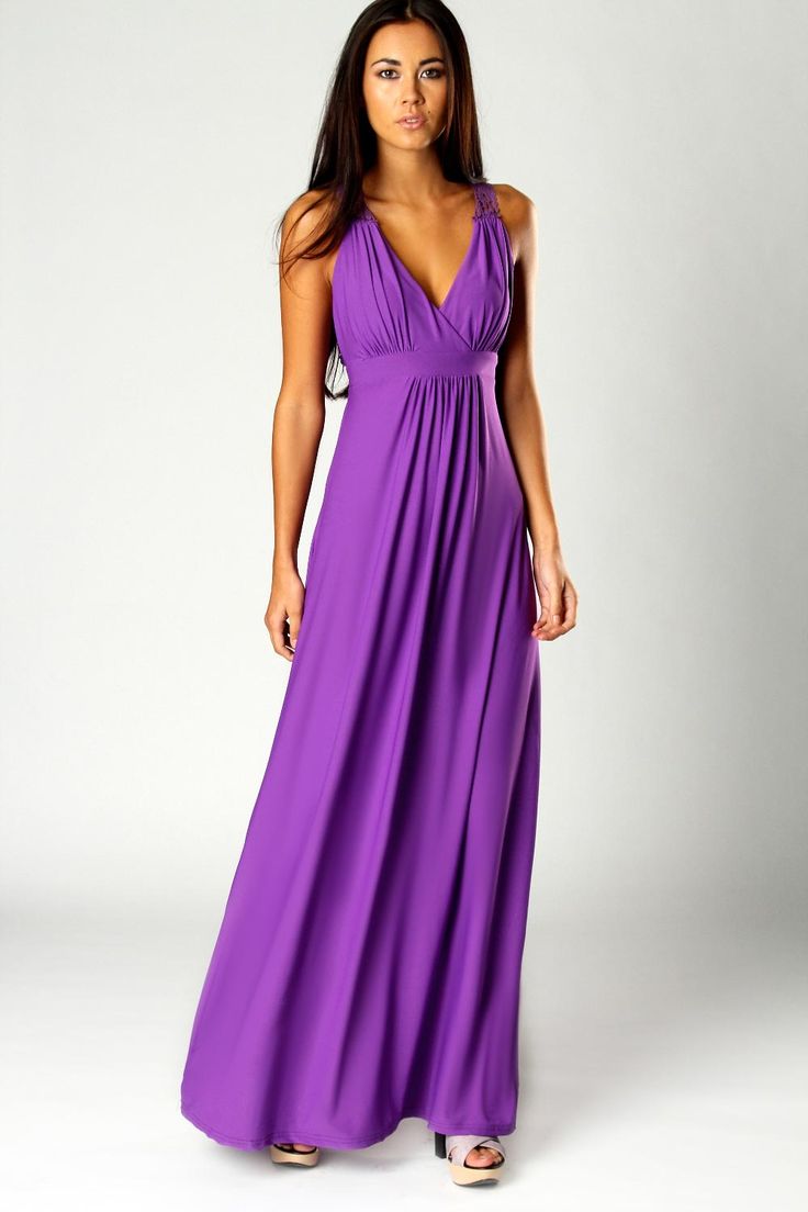 Purple Summer Dresses for Weddings - Women's Dresses for Wedding Guest Check more at http://svesty.com/purple-summer-dresses-for-weddings/ Wedding Pantone, Purple Summer Dress, Flattering Maxi Dress, Purple Bridesmaid, Below The Knee Dresses, Cute Maxi Dress, Cheap Maxi Dresses, Orchid Color, Bridesmaid Gowns