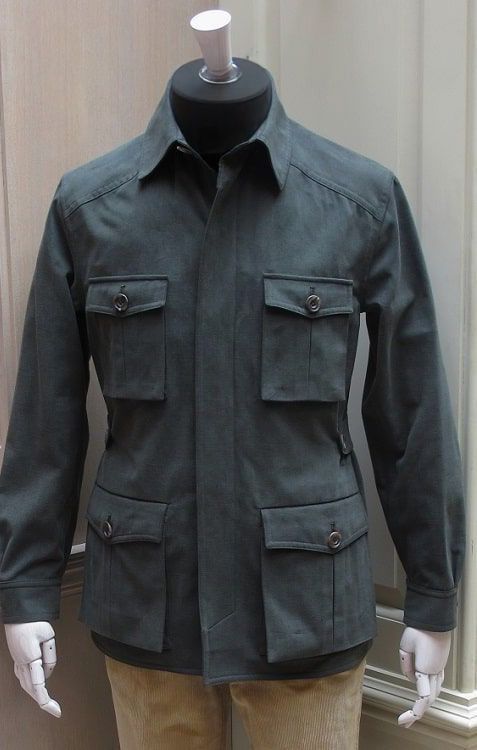 Bush Jacket Men, Hunting Jacket Men, Safari Shirts For Men, Safari Jacket Men, 1950s Mens Clothing, Safari Jacket Outfit, Hunting Shirts For Men, Scouts Uniform, Denim Pocket Details