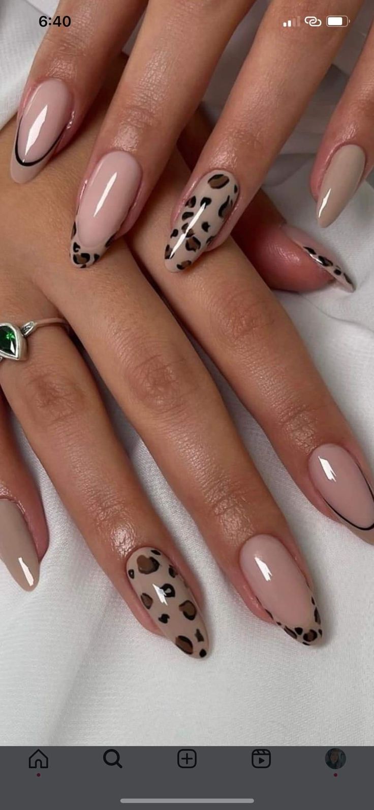 Leopard Nail Designs, Cheetah Nail Designs, Kutek Disney, Milky Nails, Cheetah Nails, Leopard Print Nails, Smink Inspiration, Leopard Nails, Makijaż Smokey Eye