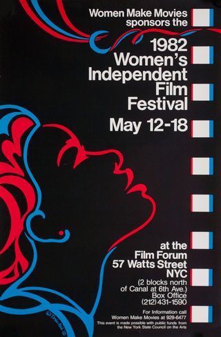 an advertisement for the women's independent film festival