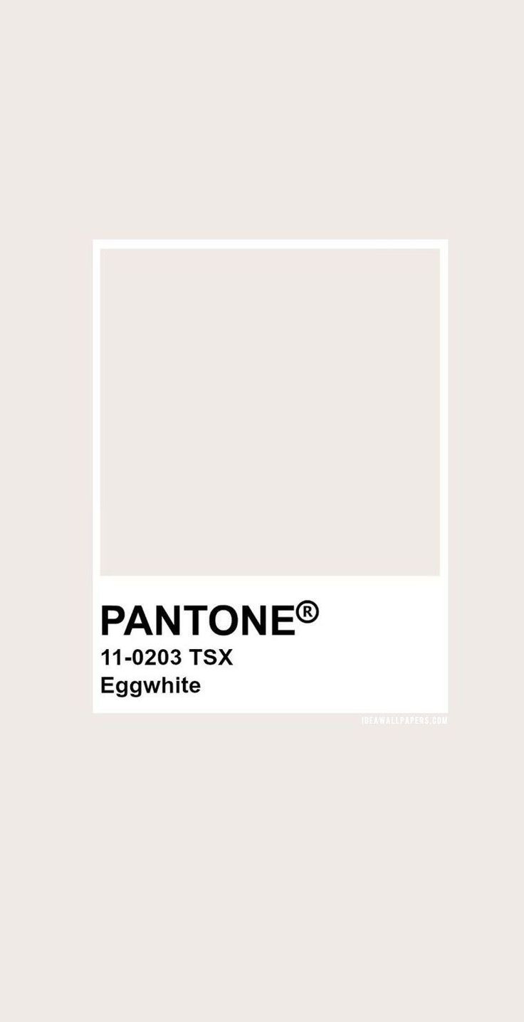 pantone's white paint is shown with the words, egawhite