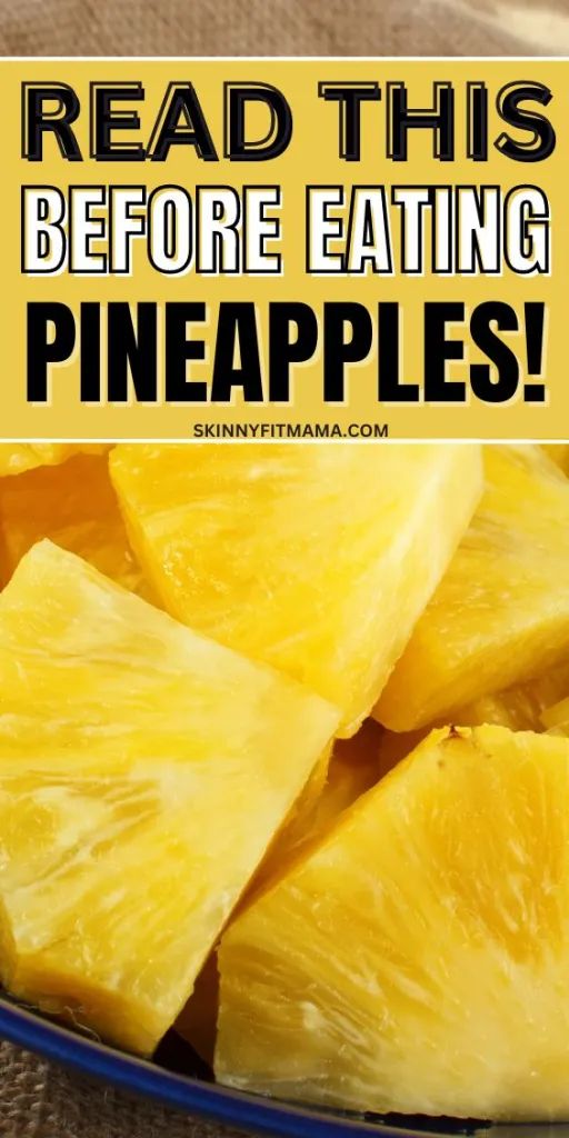 In this post, I’ll share everything you need to know about the benefits and side effects of pineapples. This delicious tropical fruit has a ton of health benefits along with side effects as well. It’s definitely wise to learn all about it if it’s on your menu often. #healthandwellness #nutrition Pineapple For Inflammation, What Does Pineapple Help With, Ginger And Pineapple Benefits, Pineapples Benefit, Is Pineapple Good For You, What Is Pineapple Good For, Benefits Of Pineapple For Women, Pineapple Tea Benefits, Pineapple Water Benefits