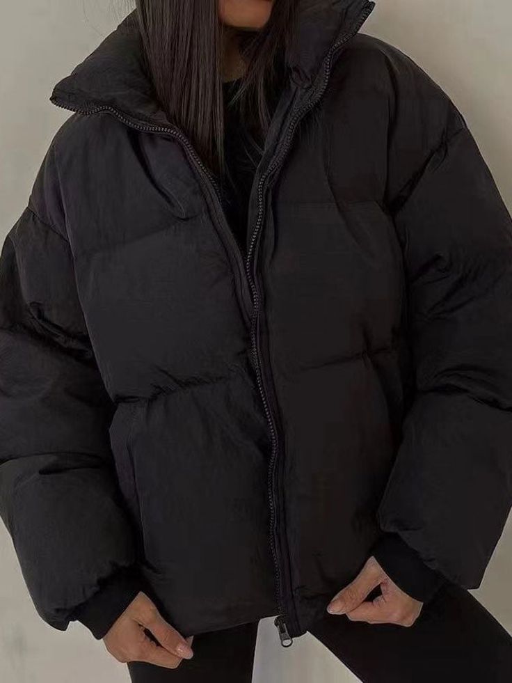 SIZE CHART Parka Coat Women, Oversized Puffer Jacket, Warm Coats, Winter Overcoat, Oversized Puffer, Casual Outerwear, Y2k Clothes, Over Sized, Cotton Coat