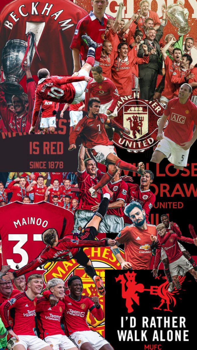 a collage of the liverpool united team