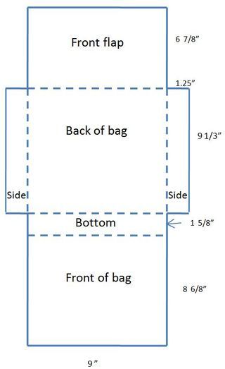 a diagram showing the size and width of an envelope