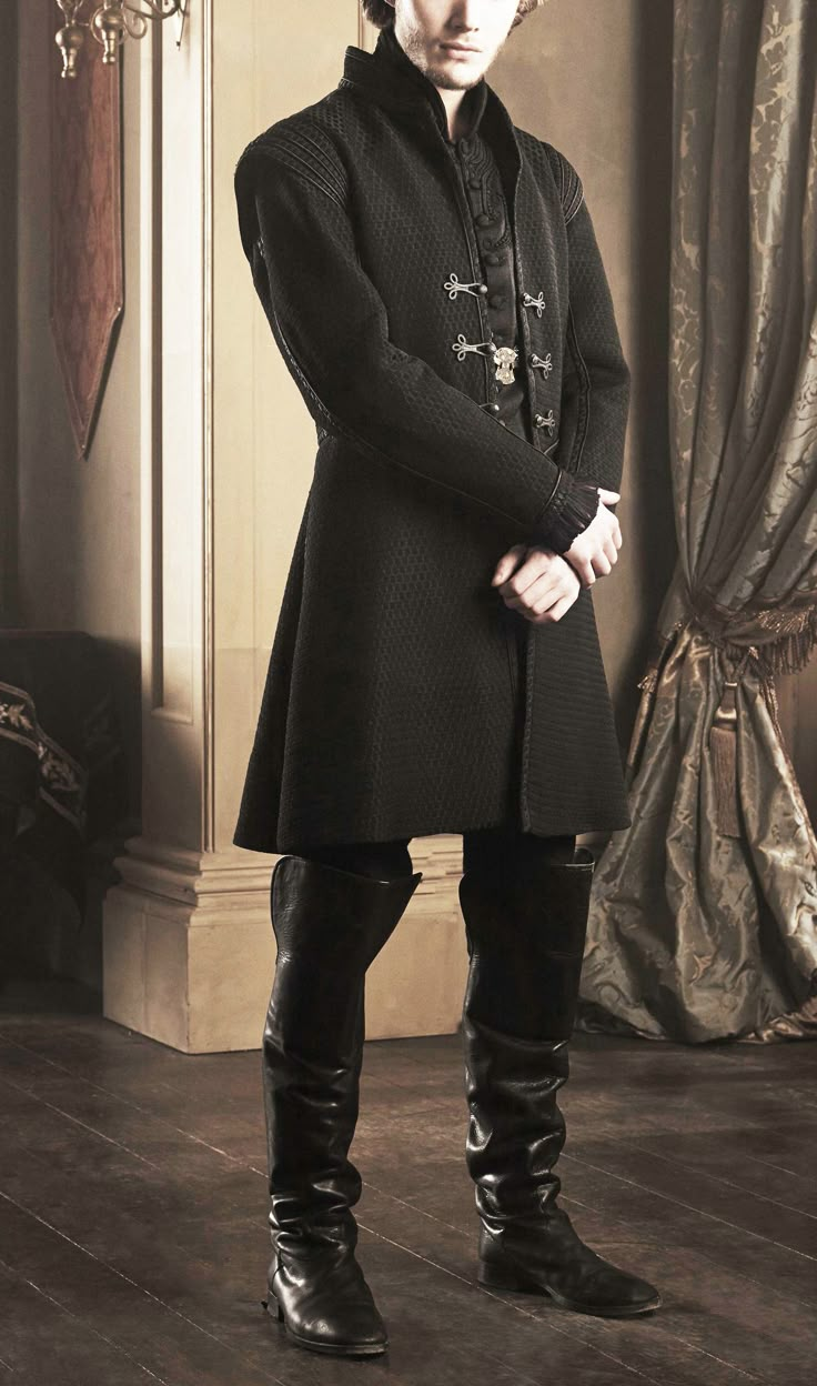 Mid Evil Outfits Men, Medevial Outfits Men, Male Targaryen Outfits, Asgardian Outfit Male, Medieval Formal Wear Men, Medieval Mens Formal Wear, Midevil Aesthetics Outfits Male, Fancy Medieval Clothes Male, Fantasy Coat Male