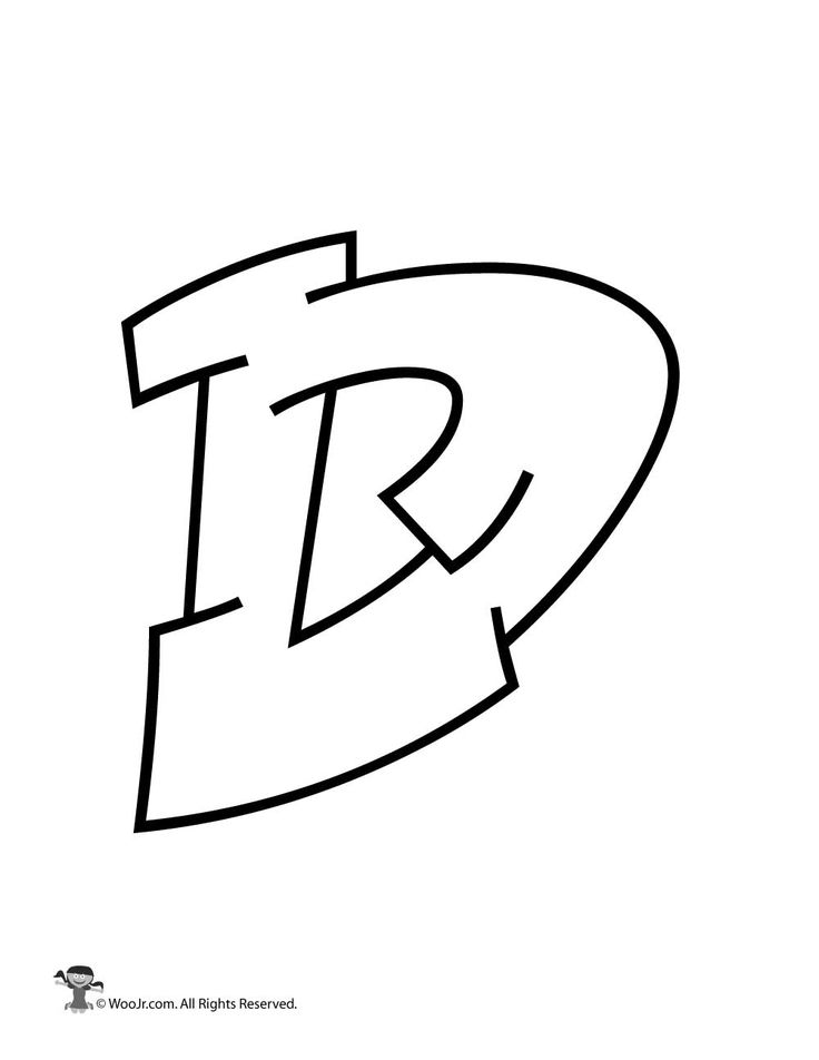 the letter p is made up of black and white lines, which are drawn in different directions