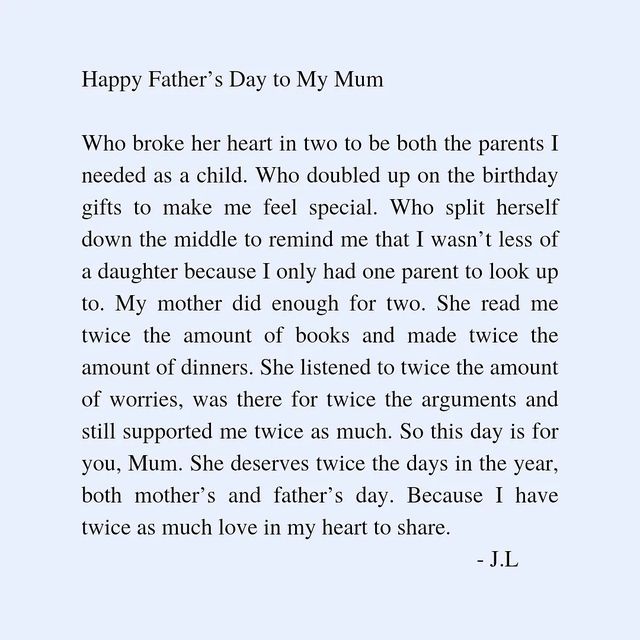 an image of a page from a book with the text happy father's day to my mum