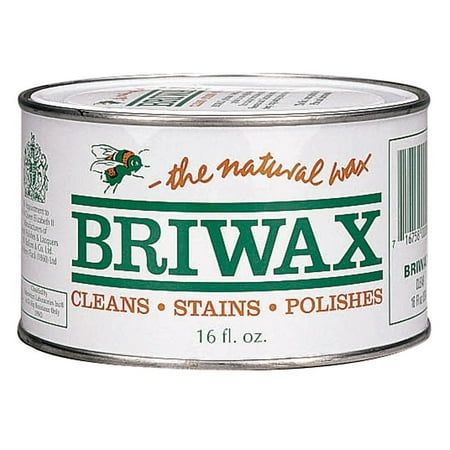 the natural wax briwax is clean and ready to use