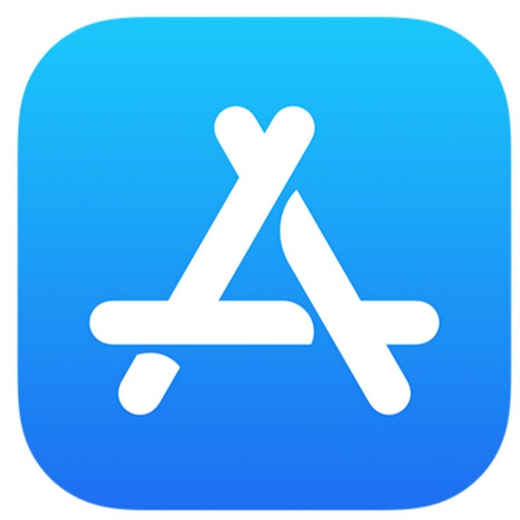 an app icon with the letter a on it's left side and arrows in the middle