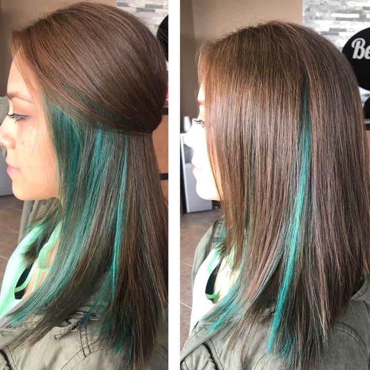 Green Peekaboo Highlights, Green Peekaboo, Oils For Hair Growth, Highlights Hairstyles, Peekaboo Hair Colors, Oils For Hair, Blonde Lowlights, Peekaboo Highlights, Peekaboo Hair