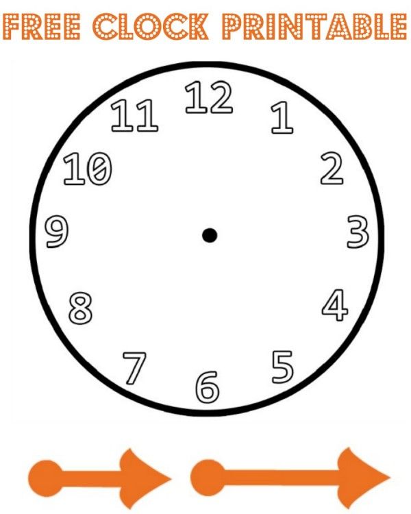 an image of a clock with arrows pointing to the time on it and text that reads free