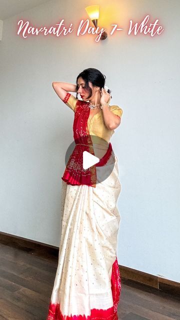 Different Ways Of Wearing Saree, Saree Gujarati Style, Gujarati Saree Style Draping, Gujarati Wedding Saree, Sarees With Belt Style, Saree Lehenga Style Draping, Silk Saree Draping Styles, Saree Draping Styles Wedding, Bengali Saree Draping