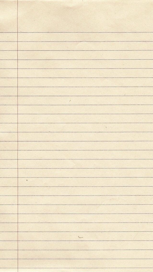 an old piece of lined paper with lines on the bottom, and one line at the top