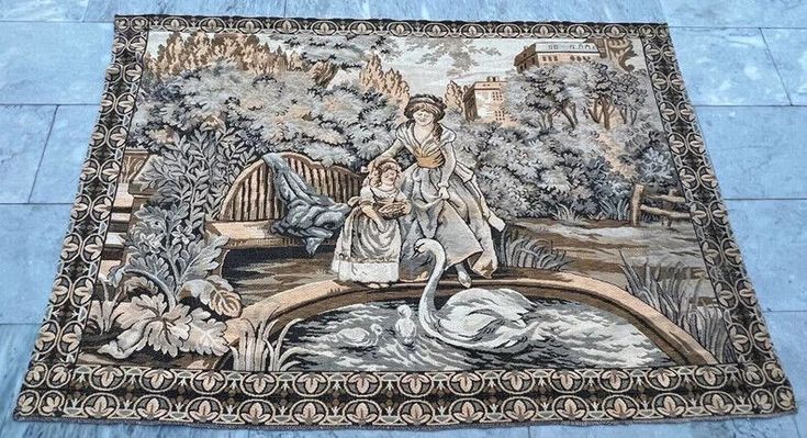 French Tapestry, Elegant Tablecloth, Room Tapestry, Pakistani Rugs, Cheap Shopping, Aubusson Rugs, Moroccan Kilim, Long Rug, Authentic Rugs