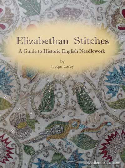 the cover of elizabeth stitches's book, a guide to historic english needlework