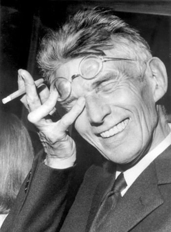 Samuel Beckett Samuel Beckett, James Joyce, Writers And Poets, Book Writer, 인물 사진, I Love Books, Book Authors, Pablo Picasso, Love Book