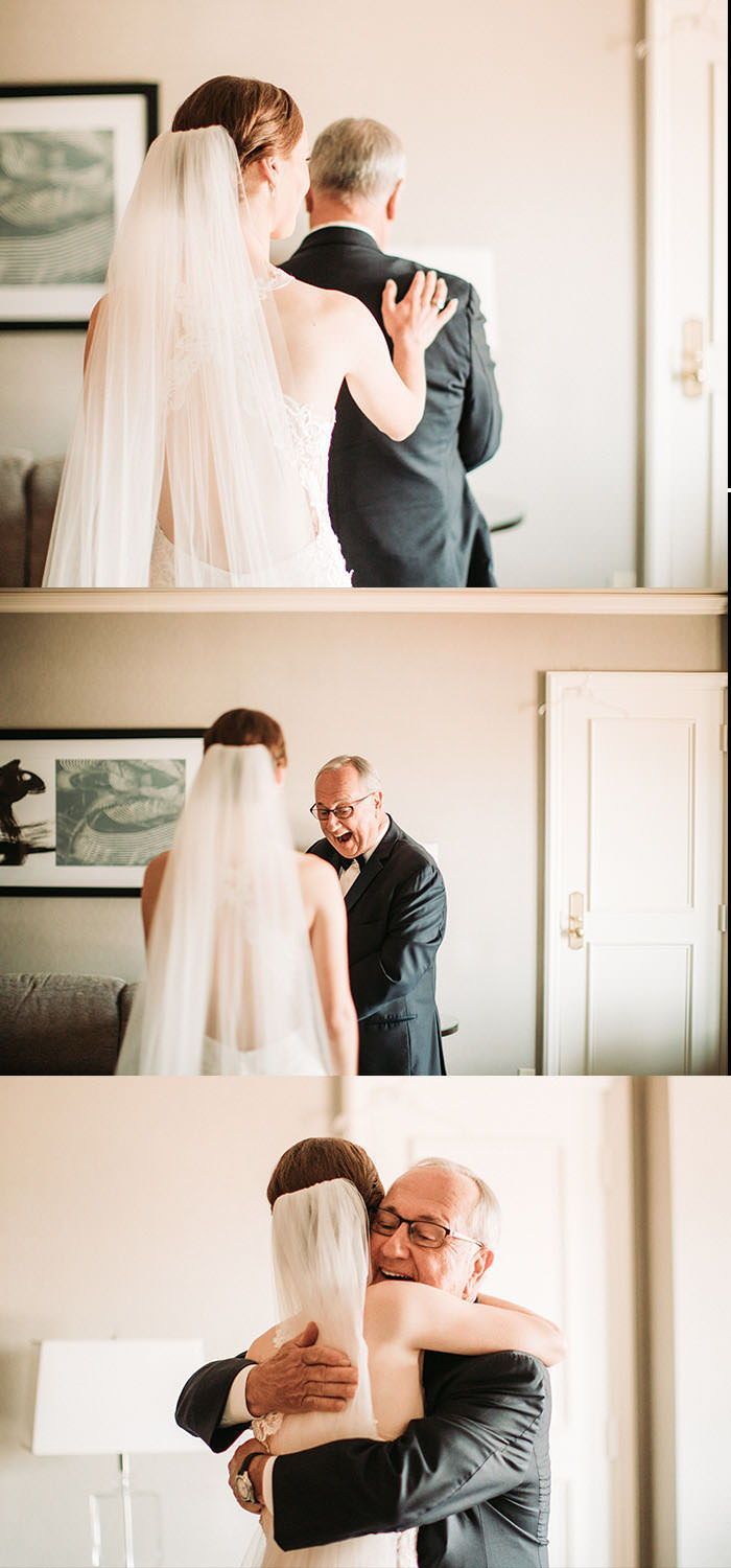 the bride and groom are getting ready for their wedding