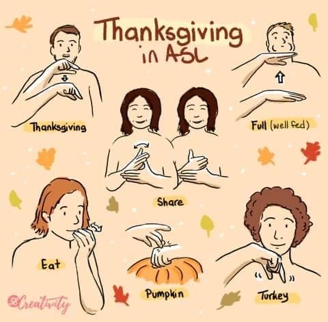 thanksgiving in asl is the most important holiday activity for kids and adults to learn