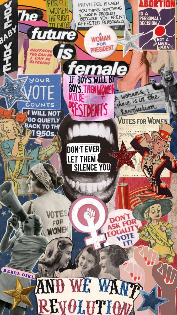 Feminist Collage, Modern Feminism, Use Your Voice, The Future Is Female, Soft Grunge Aesthetic, Future Is Female, Protest Art, Riot Grrrl, Feminist Quotes