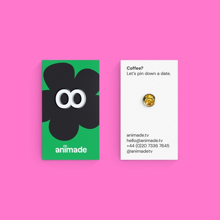 an animal brooch sits on top of a green and white card with the words coffee? let's get down a date