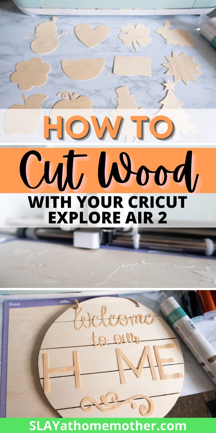 how to cut wood with your cricut explore air 2