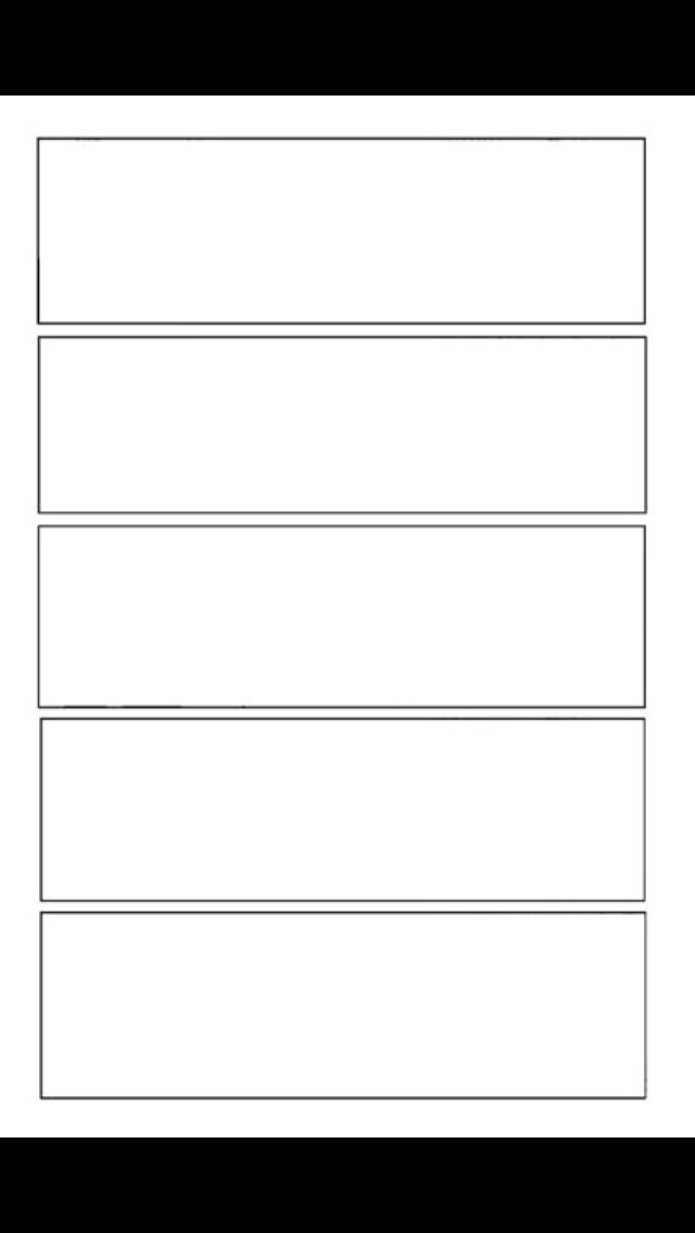 a blank sheet of paper with three horizontal lines on the bottom and one diagonal line at the top