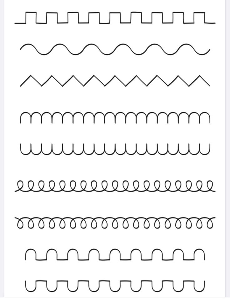 an image of different lines that are drawn on paper