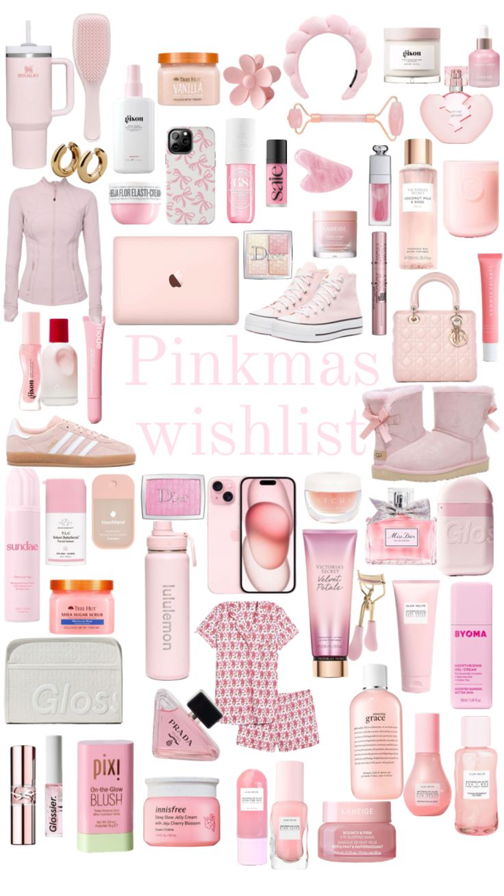 pink christmas wishlist for her