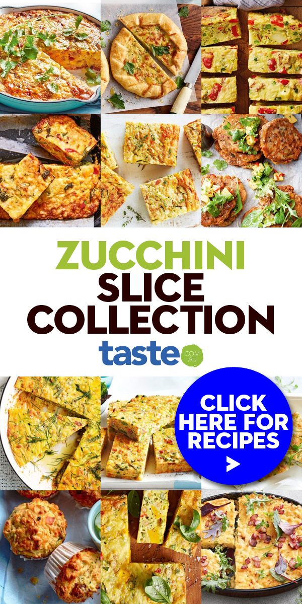 the zucchini slice collection taste cookbook