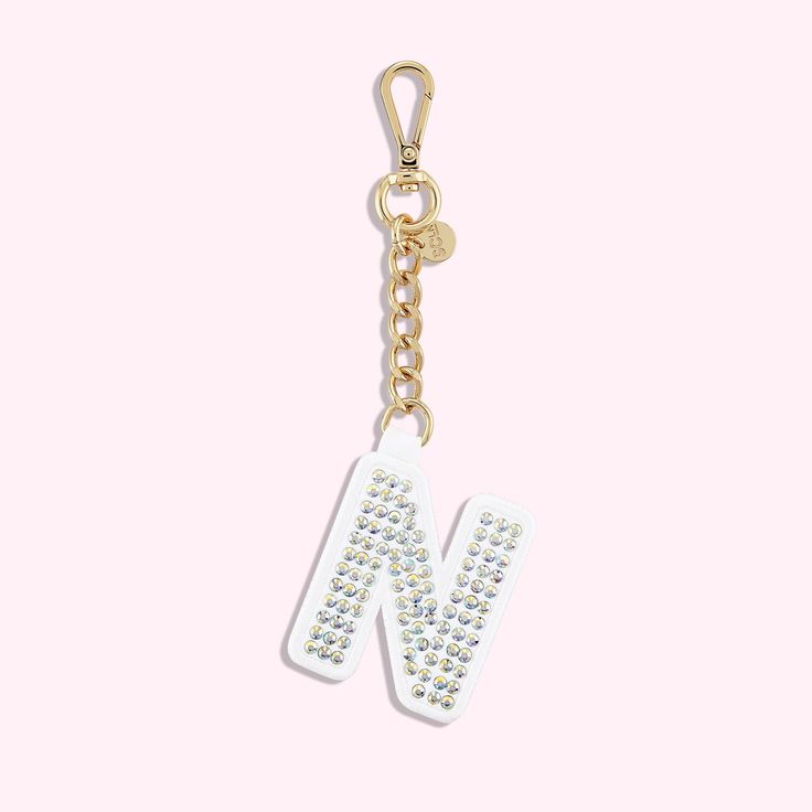 Sparkle Letter Bag Charm Letter Bag, Stoney Clover Lane, Stoney Clover, Open Top, Sparkle, Pouch, California, Crystals