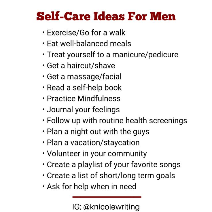 Click to read more about why self-care for men is important! Selfcare Ideas, Self Care Ideas, Getting A Massage, Health Screening, Mindfulness Journal, Mental Wellbeing, Care Quotes, Self Help Book, Coping Skills