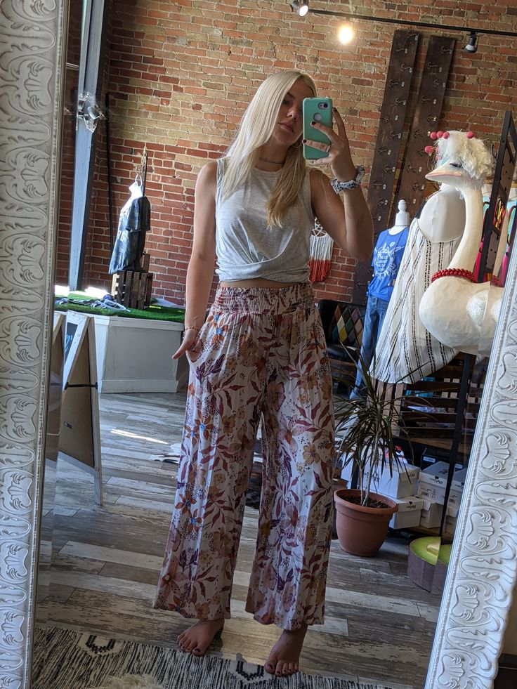 These Sylvie pants are a favorite for hot summer days, and looking adorbs in them! 94% Rayon 6% Spandex Casual Summer Vacation Bottoms, Chic Cotton Pants For Beach Season, Chic Cotton Beach Pants, Casual Beach Vacation Bottoms, Casual Wide Leg Bottoms For Spring, Spring Beach Wide Leg Pants, Casual Beach Bottoms For Warm Weather, Casual Beach Bottoms For Spring, Summer Wide Leg Pants For Beach Season