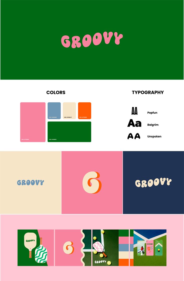 the different font styles and colors are shown in this graphic art workbook, which is designed