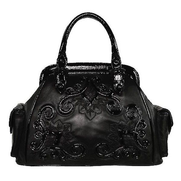 Purses Diy, Gothic Purse, Purses Black, Gothic Bag, Tokyo Street Fashion, Hipster Grunge, Black Satchel, Leather Satchel Handbags, Genuine Leather Purse