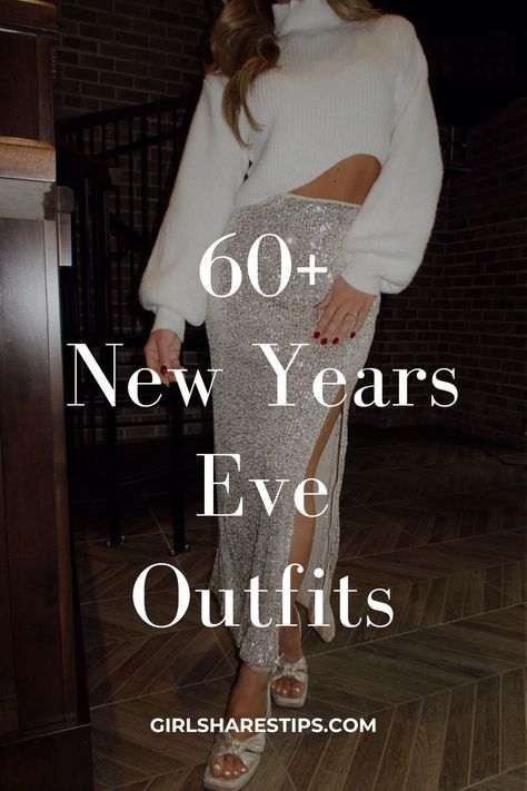 Two Piece New Years Outfit, Skirt Outfits For Party Night, New Year Dinner Outfit, 2025 New Year Outfit, Elegant Nye Outfit, New Years Classy Outfit, Party Boots Outfit, New Years Eve Outfits 2024/2025, All White New Years Eve Party Outfit