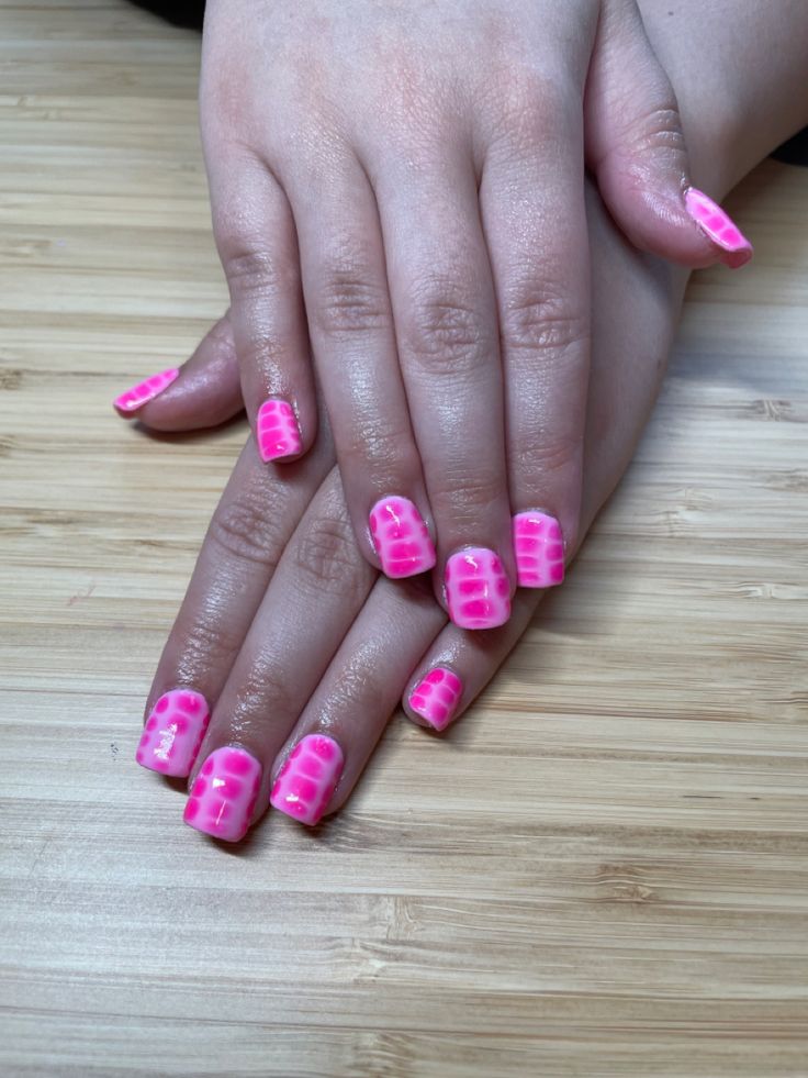 Blooming Gel Square Nails, Blooming Gel Designs, Gel Designs, Snake Skin, Makeup Nails, Nail Inspo, Gel Nails, Nail Art, Nails