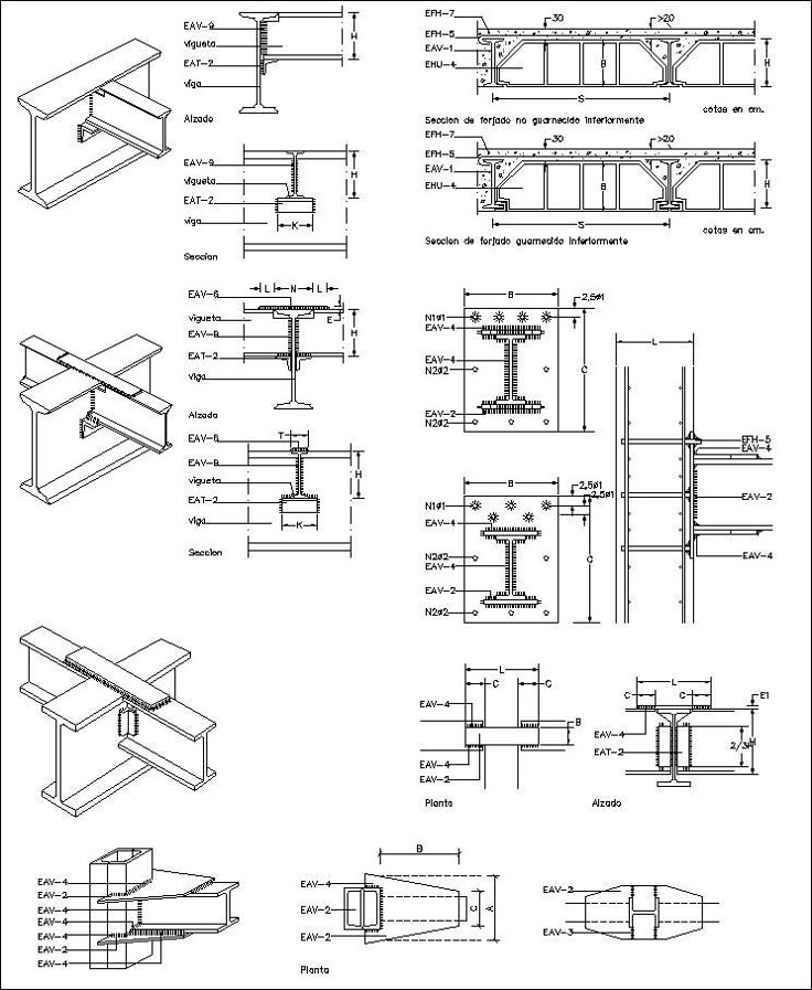 some drawings of different types of tables and chairs, including one that has been built into the