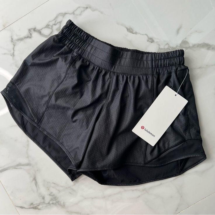 Lululemon Hotty Hot Lr Shorts 4” Emboss New With Tags Size 6 Shorts Lululemon, Lululemon Hotty Hot Shorts Black Outfits, Lululemon Clothes, Lululemon Hottie, Lulu Lemon Hotty Hot Shorts, Lululemon 2.5 Shorts, Hotty Hot Shorts Lululemon, Lulu Lemon Shorts, Lululemon Hotty Hot Shorts 2.5”