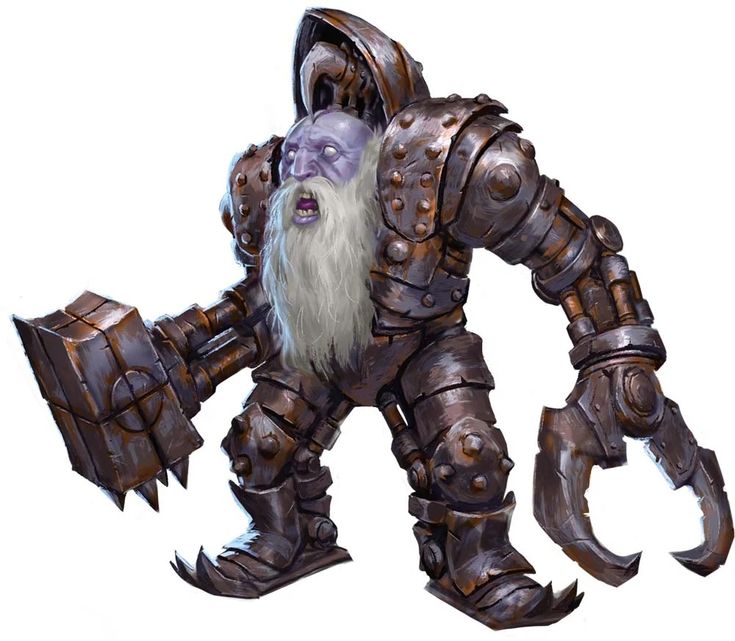 an image of a character from the video game world of warcraft holding a hammer