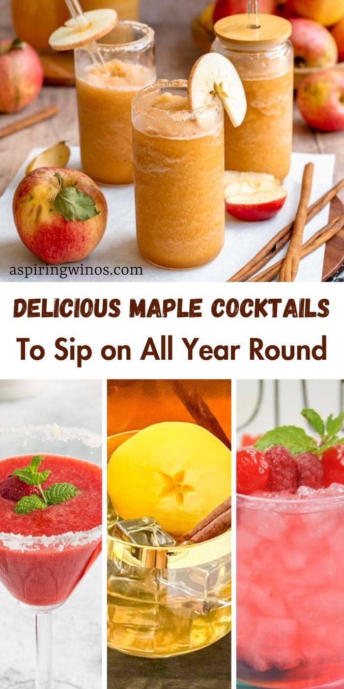 delicious maple cocktails to sip on all year round