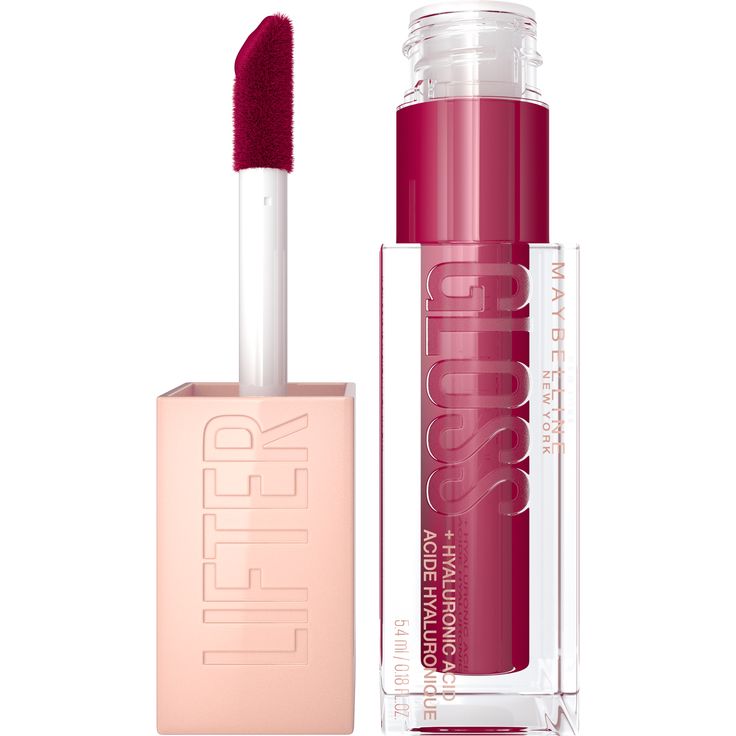 Maybelline Lifter Lip Gloss with Hyaluronic Acid, 025 Taffy - Walmart.com Maybelline Makeup Products, Maybelline Lip Gloss, Bronze Lips, Maybelline Lifter Gloss, Maybelline Lifter, Lifter Gloss, Apply Lip Gloss, Maybelline Lip, Maybelline Makeup