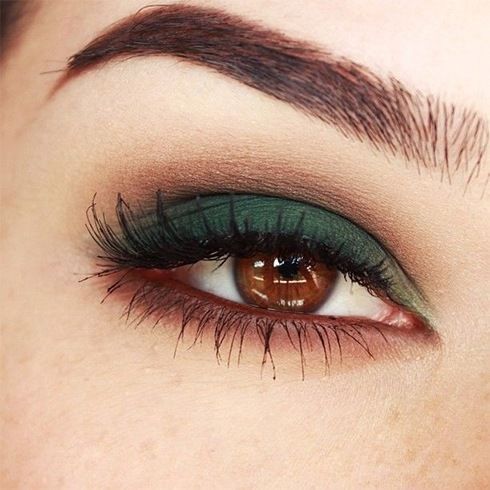 Eyeshadow Tutorial For Beginners, Trendy Eyeshadow, Smink Inspiration, Green Makeup, Brown Makeup, Makijaż Smokey Eye, Green Eyeshadow, Makeup Tutorial For Beginners, Trendy Makeup