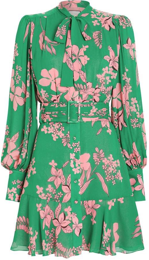 Alexis Tidale Island Floral Dress in Taurus favorite colors if green and pink. Zimmerman Dress, Classy Dresses, 2020 Fashion, Looks Chic, Cutout Dress, Dress Suits, Winter Dresses, Floral Print Dress, Look Fashion