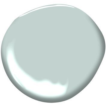 a white paint color with an oval shape on the top and bottom, it is light gray