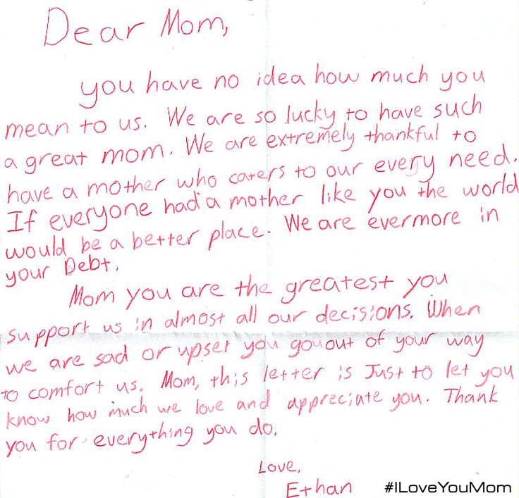 a handwritten letter to a child from her mother, who is holding a teddy bear