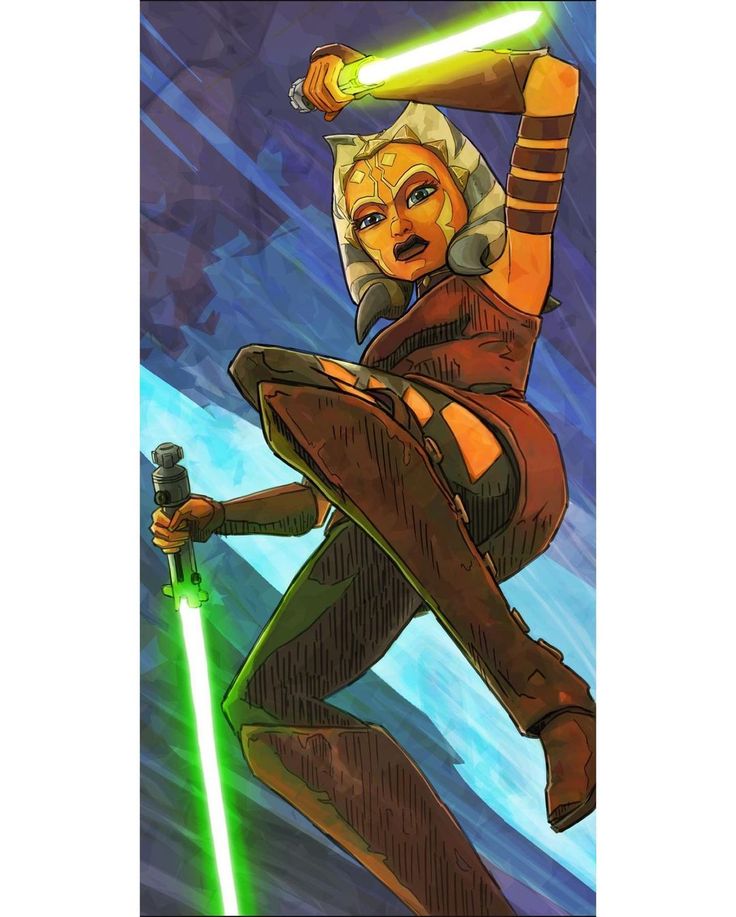 an image of a cartoon character holding a light saber