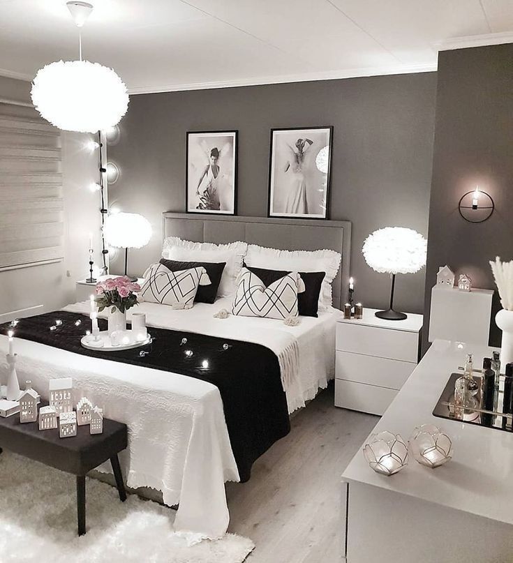 Bed
Black and white bedroom
Small bedroom ideas Black And White Bedroom, Design Ložnic, White Bedroom Decor, Black Bedroom, Woman Bedroom, Redecorate Bedroom, Teen Bedroom Decor, Room Design Bedroom, Girl Bedroom Decor